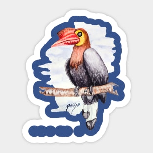 Walden's Hornbill Sticker